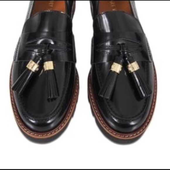 stuart weitzman manila loafer black